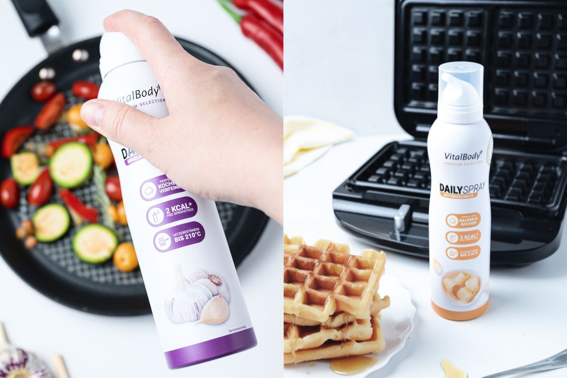 2-Kalorien-Ölsprays im Vergleich